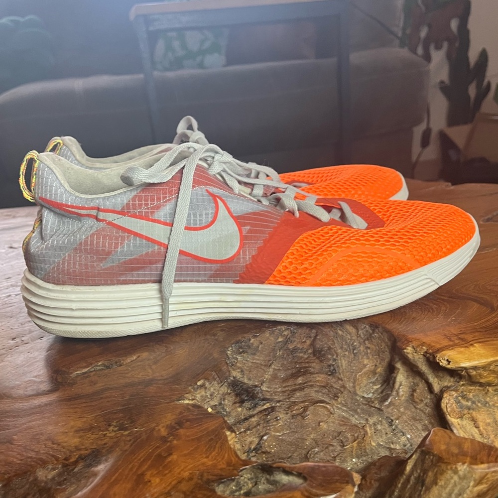 Nike Lunar Montreal+ Running Shoes Men’s 12.5 Total Orange Lightweight Sneakers